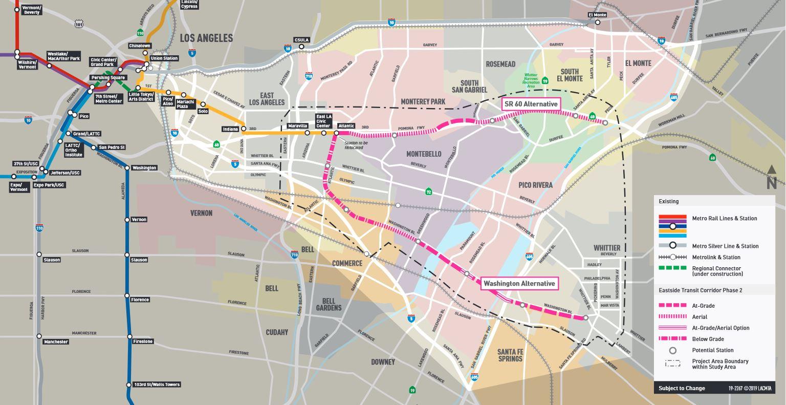 Metro May Drop SR-60 Route from Eastside Gold Line Extension